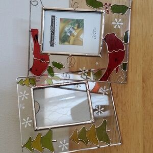 Stain Glass Holiday Picture Frames